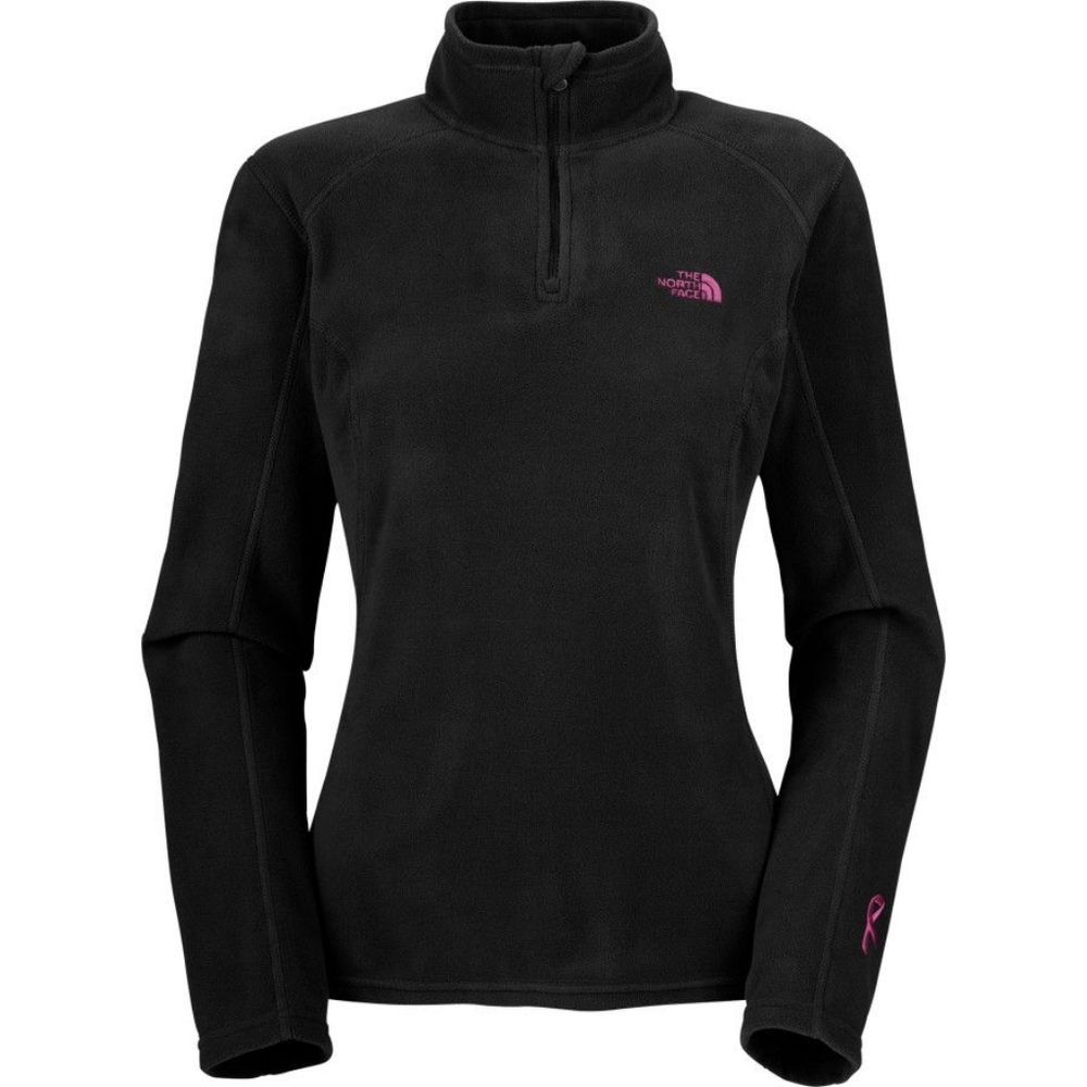 The North Face Microvelour Glacier 1/4-Zip Fleece Pullover Breast Cancer Size XS
